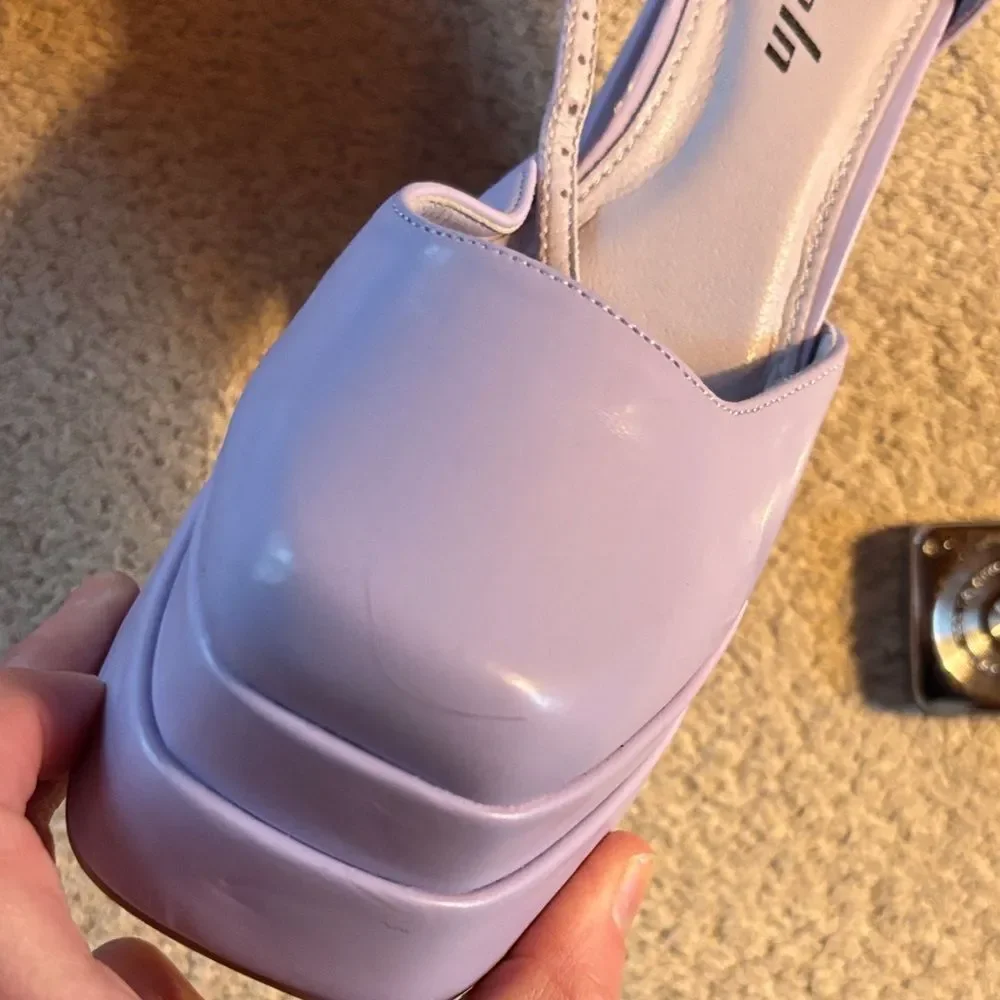 Sheln Light Purple Platform Heels